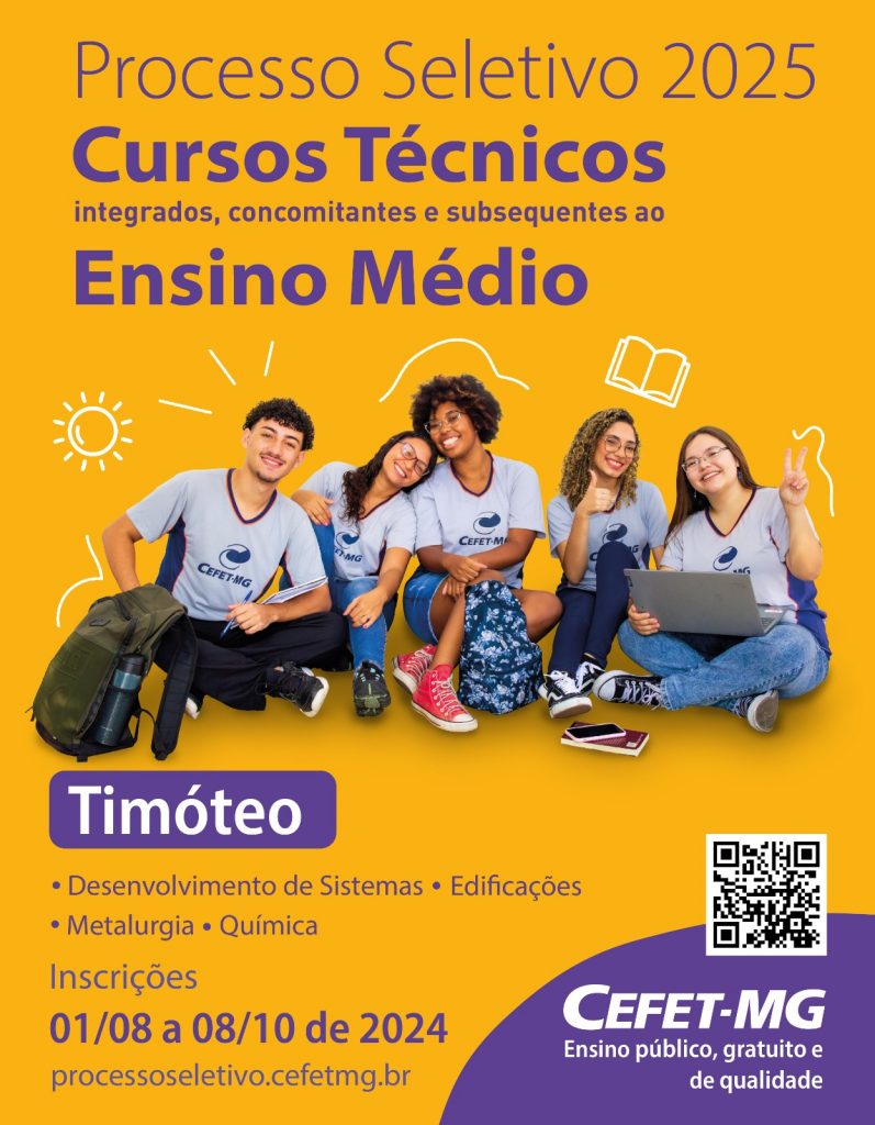 Processo Seletivo Ensino M Dio Cursos T Cnicos Cefet Mg